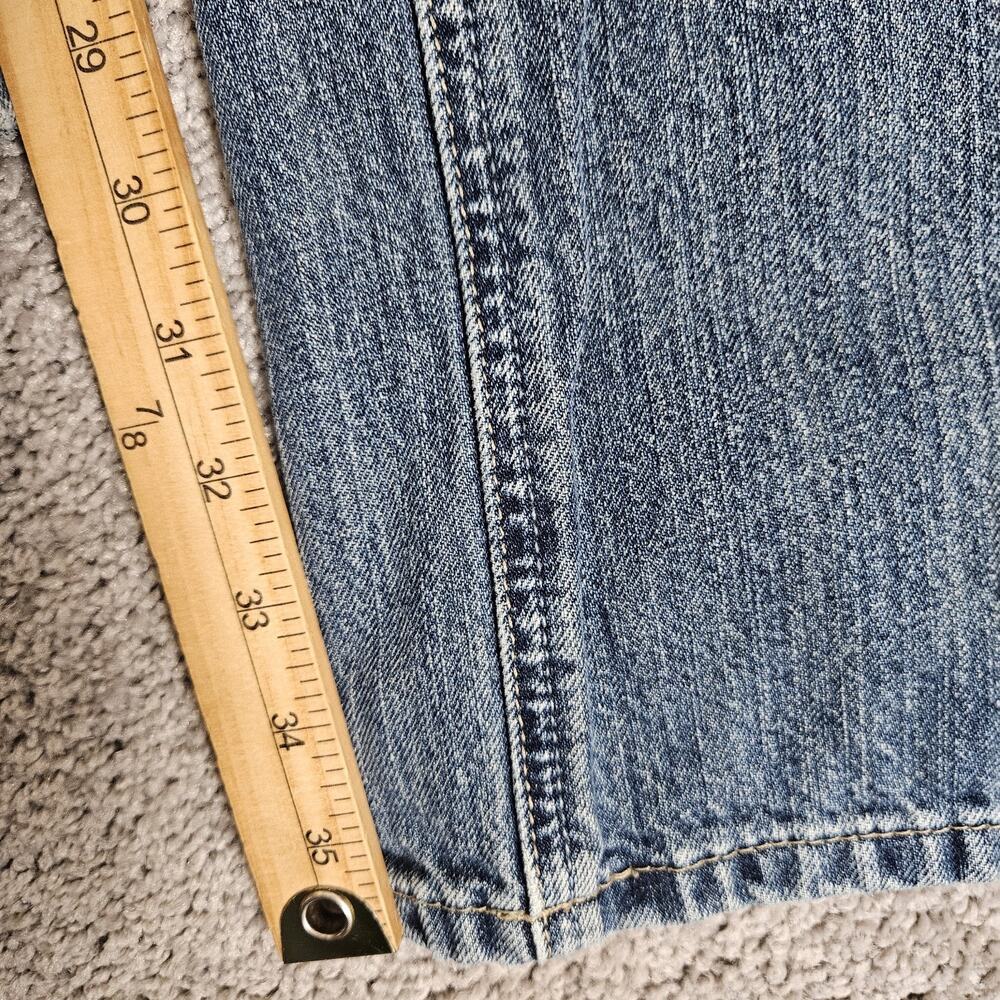 Ariat Men's Straight Jeans in Medium Blue Wash - Picture 9 of 11